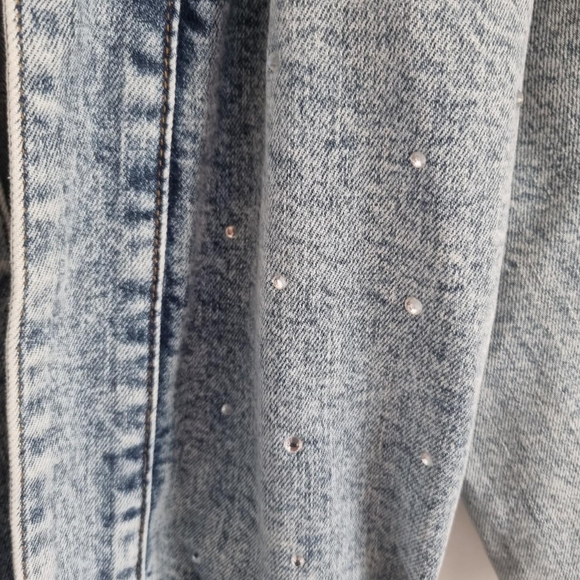 Trussardi jeans denim diamonte Embossed kimono. Size 42 uk 10/12 - Picture 5 of 7